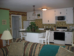 Cottage 2 Kitchen/Living Room