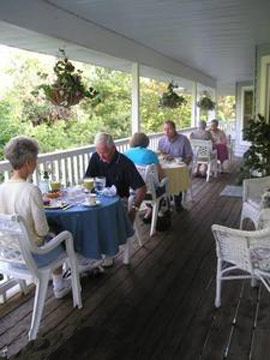 Dining on the Veranda