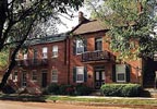 Hermann, Missouri Bed and Breakfast: Including three homes from the early days of German-American settlement lovingly restored in 1986, our B&B offers accommodations for many purposes. Immaculate throughout and furnished with lovely antiques, the B&B includes an adult-only Inn with 5 rooms and private baths. We also have 3 suites, each featuring a large bedroom, separate sitting area, full bath and kitchenette. Two of our suites are child-friendly (one having its own nursery) and have private outside areas perfect for enjoying our lovely gardens, birds and butterflies. Our third suite boasts a two-person jacuzzi - the ultimate place for a romantic getaway. Any stay includes daily full gourmet breakfast in the Inn dining room.