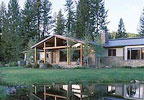 Huson, Montana Bed and Breakfast: Nestled in the Ninemile Valley, less than an hour from Missoula, you'll find the perfect retreat from your hectic daily life. Situated on 100 private acres in a beautiful mountain setting, the Running Horse Inn offers you many opportunities for relaxation and quiet adventure. It's easy here to settle back with a good book, or discover the richness of the outdoors.