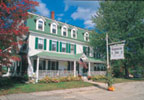 North Conway, New Hampshire (NH) Bed & Breakfast: Oldest inn in the village of North Conway, walk to everything in the village. Inn has year round outside hot tub, heated pool in season. The inn is dog friendly in two rooms, with restrictions. The inn has the feel of yesterday throughout common areas and guest rooms. A country breakfast is included in the room rate. 