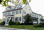 Mays Landing, New Jersey (NJ) Bed & Breakfast: Spend a restful night in one of our antique-filled, air-conditioned guest rooms, all with private baths, many with working fireplaces and river views. In the morning enjoy a creative continental breakfast served on one of the Inn's two riverside verandas or garden cafe. During the day enjoy a quiet walk along the waterfront and adjoining brick of Gaskills Park.